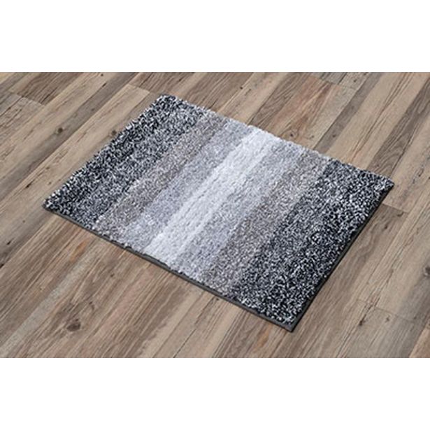 TENDANCE PODLOGA ZA KOPALNICO 50 X 70 CM MIKROFIBRA, SIVE NIJANSE