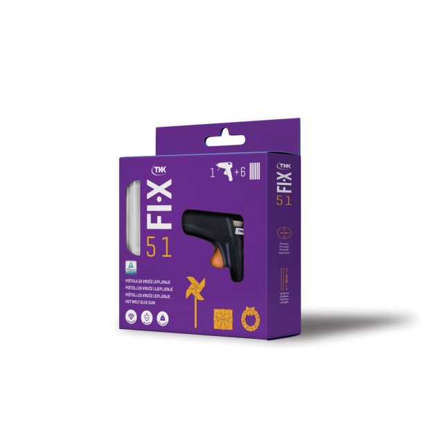 VROČE LEPLJENJE FIX 51 PIŠTOLA ZA VROČE LEPLJENJE