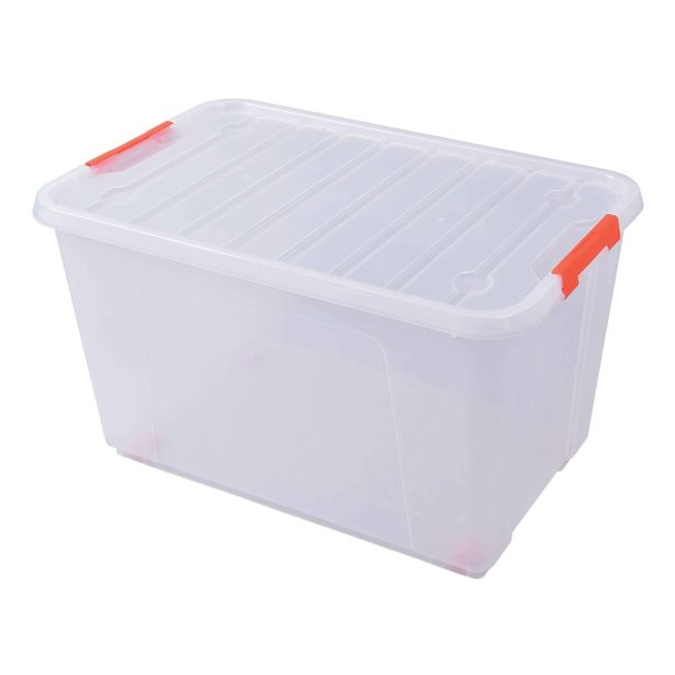 ZABOJNIK TACTIX 52L PROSOJNI S POKROVOM 58X34X37CM