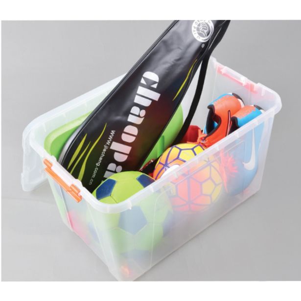 ZABOJNIK TACTIX 52L PROSOJNI S POKROVOM 58X34X37CM