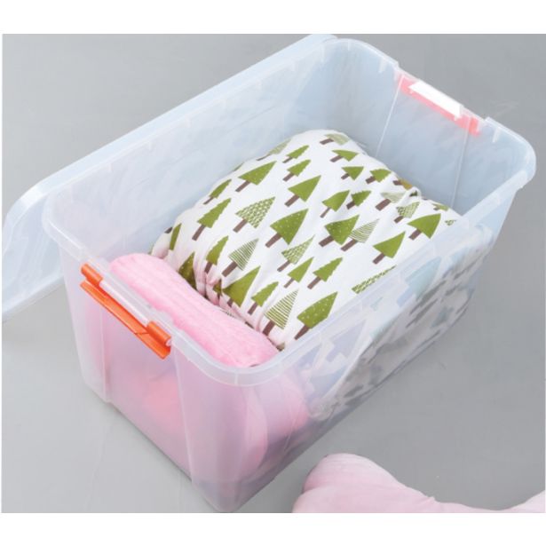 ZABOJNIK TACTIX 52L PROSOJNI S POKROVOM 58X34X37CM