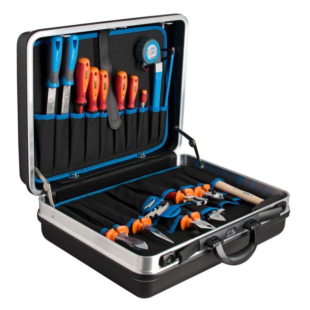 ORODJE ZA ELEKTRIKARJE UNIOR 53 DELNI VDE V KOVČKU ART. 971/2VDE