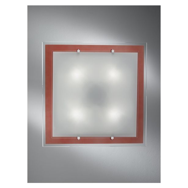 KLASIČNA PLAFONJERA ALPCOM 5746 RDEČA