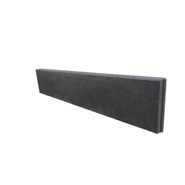 BETONSKI ROBNIK GOREC 5.5X20X100 CM RAVNI - ČRNI
