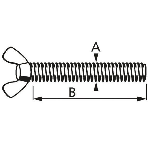 KRILNI VIJAK DIN 316 5X30 A2F V ZAVITKU JE 4 KOS