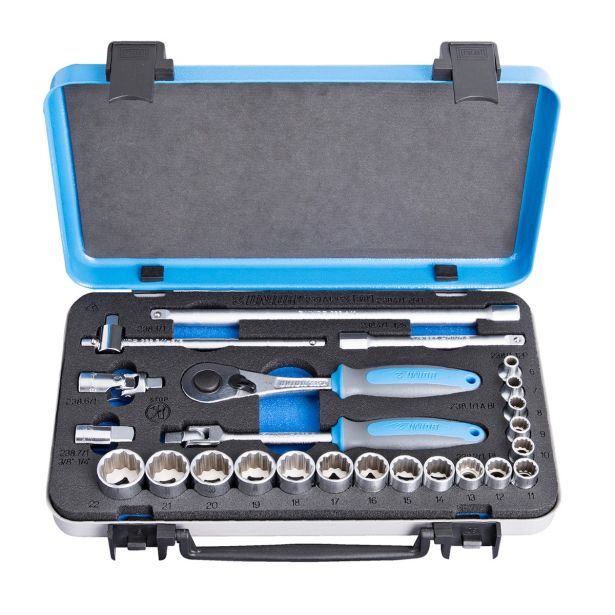 NASADNI KLJUČI 9,52MM 3/8 UNIOR 6-22 MM 24 DELNA 12 KOT. ART. 239 A12 P24