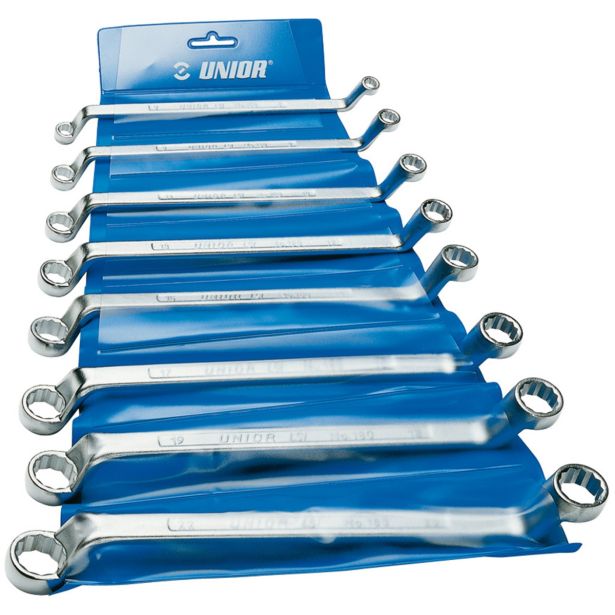 GARNITURA OBROČNIH KLJUČEV UNIOR V PLASTIČNEM ETUIJU 6 - 22 MM/8-DELNA ART. 180/1PB (600544)