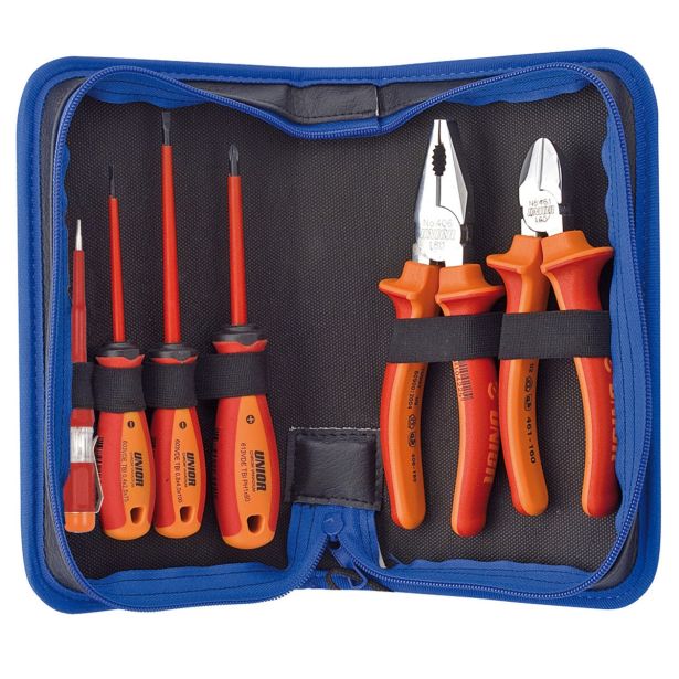 ORODJE ZA ELEKTRIKARJE UNIOR 6 DELNA TBI V TORBICI ART. 906VDEBI