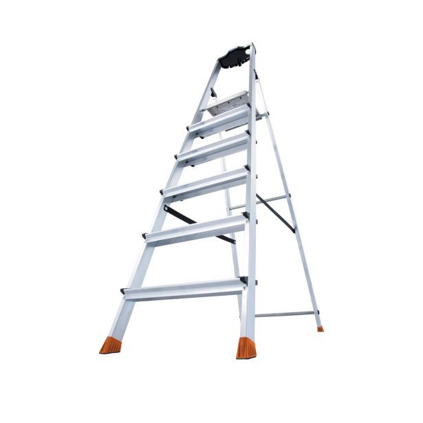 PROSTOSTOJEČA LESTEV KRAUSE 6 STOPNIČNA MONTO-SEPURO