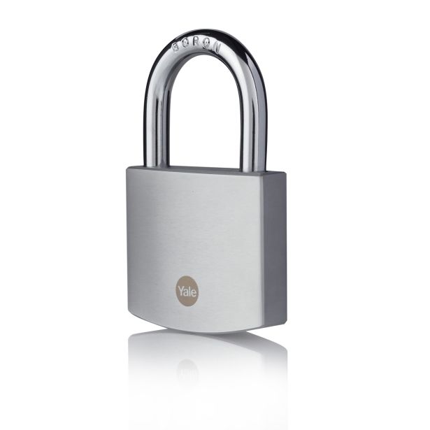 CILINDRIČNA OBEŠANKA 60 MM YALE HIGH SECURITY, ODPORNOST PROTI KOROZIJI, 1 KOS Z 3 KLJUČI, EN 12320:2012 - VARNOSTNI RAZRED 3