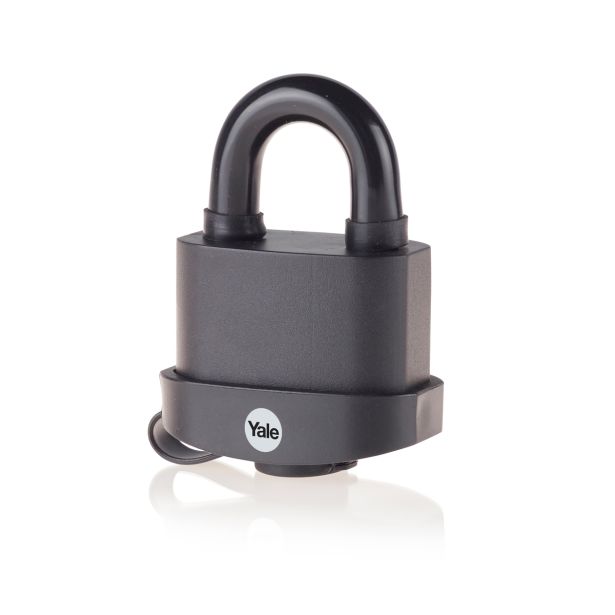 CILINDRIČNA OBEŠANKA 61MM YALE HIGH SECURITY, ODPORNOST PROTI KOROZIJI, 1 KOS S 3 KLJUČI, EN 12320:2012 - VARNOSTNI RAZRED 2