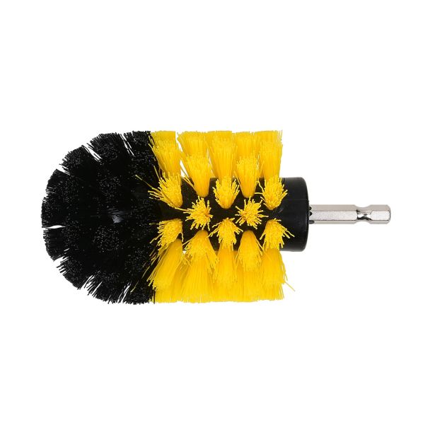 ŠČETKA ZA ČIŠČENJE TACTIX 63 MM RUMENA PE ZA VRTALNIK