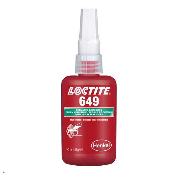 CILINDRIČNO LEPLJENJE HENKEL ACM LOCTITE 649 BO 50ML EGFD 50 ML