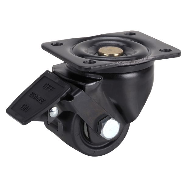 GIBLJIVO KOLO Z ZAVORO DÖRNER + HELMER 65X50MM PLOŠČA 105X85MM