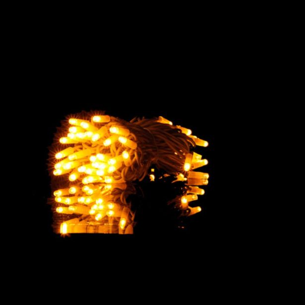 LUČKE MQ 66 LED TOPLO BELE 10M BELA ŽICA 230 V