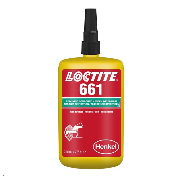 CILINDRIČNO LEPLJENJE HENKEL ACM LOCTITE 661 BO 250ML CZ/HU/SI/SK 250 ML