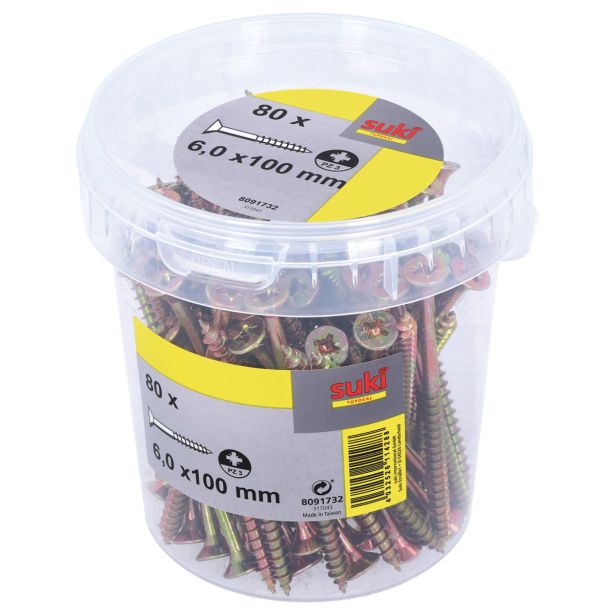 UNIVERZALNI VIJAK 6.0X100 A2G PZ3 PT V ZAVITKU JE 80 KOS