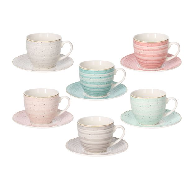 SET SKODELIC IN LONČKOV TOGNANA 6 DELNI IRIS PEPPER BAMBOO 200 ML