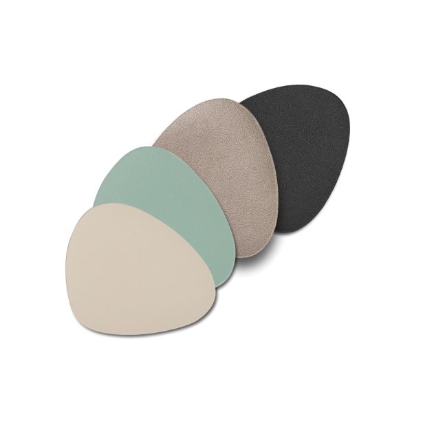 PODSTAVEK ZELLER PRESENT 6/1 UMETNO USNJE, RJAV