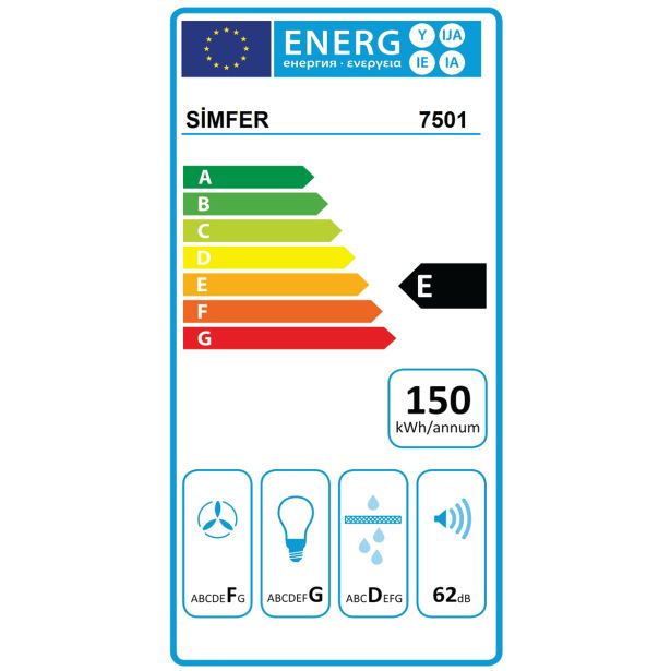 VGRADNA KUHINJSKA NAPA SIMFER 7501