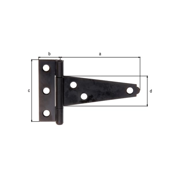 SPONA ZA ZABOJ ALBERTS 75X20X60 MM ČRNA