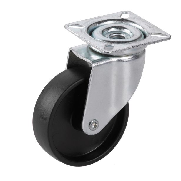 KOLO Z GIBLJIVO VILICO DÖRNER + HELMER 75X24MM PLOŠČA 60X60MM PVC KOLO