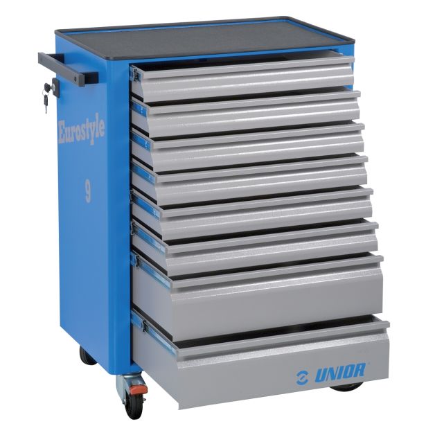 VOZIČEK ZA ORODJE UNIOR 770X500X975 MM 8 PREDALOV ART. 940E9