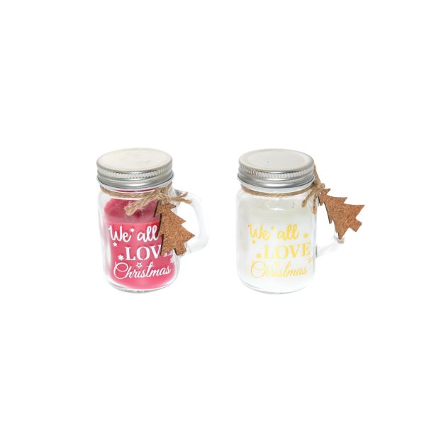 SVEČA V KOZARCU 7.5X8.5 CM S POKROVO