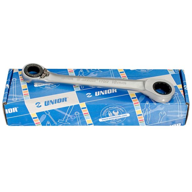 GARNITURA OBROČNIH KLJUČEV Z RAGLJO UNIOR V KARTONU 6 - 19 MM/6-DELNA ART. 170/2CB (623082)