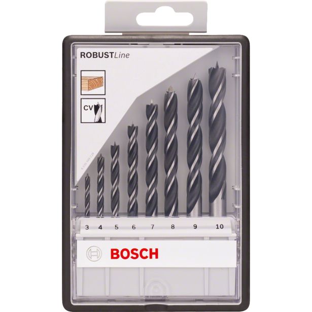 GRT. SVEDROV ZA LES BOSCH 8-DELNI KOMPLET 3-10 MM ROBUST LINE