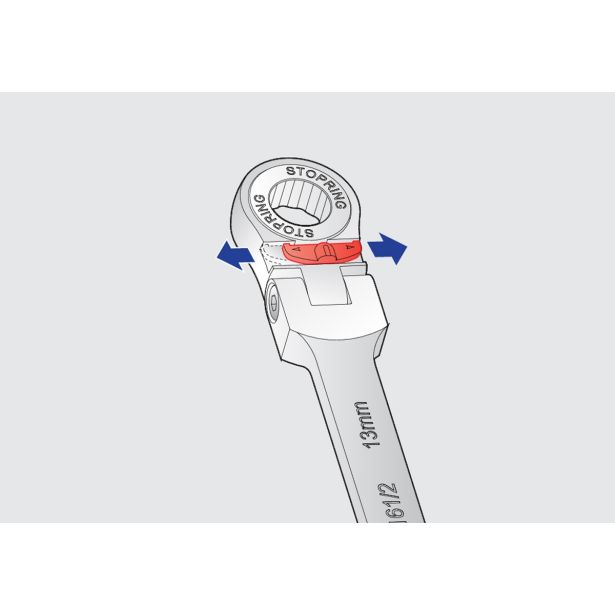VILIČASTO OBROČNI KLJUČ Z RAGLJO Z ZGLOBOM UNIOR 8 MM ART. 161/2 (622839)