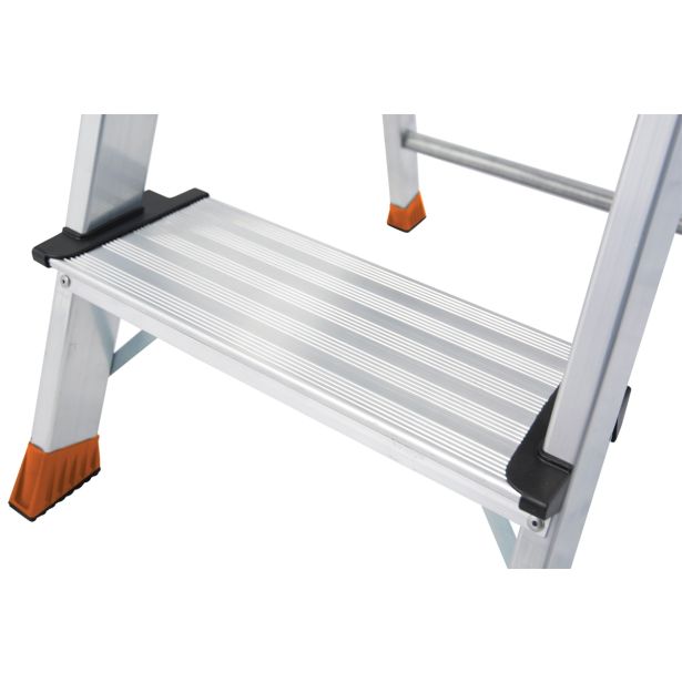 PROSTOSTOJEČA LESTEV KRAUSE MONTO SEPURO 1X8 STOPNIC 2.3M DELOVNA VIŠINA 3.7M