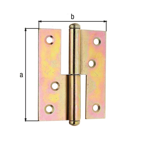 SNEMALNA SPONA ALBERTS 80X65 MM DESNA
