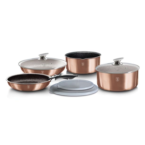 GARNITURA / SET POSODE BERGHOFF 9 DELNA ROSE GOLD