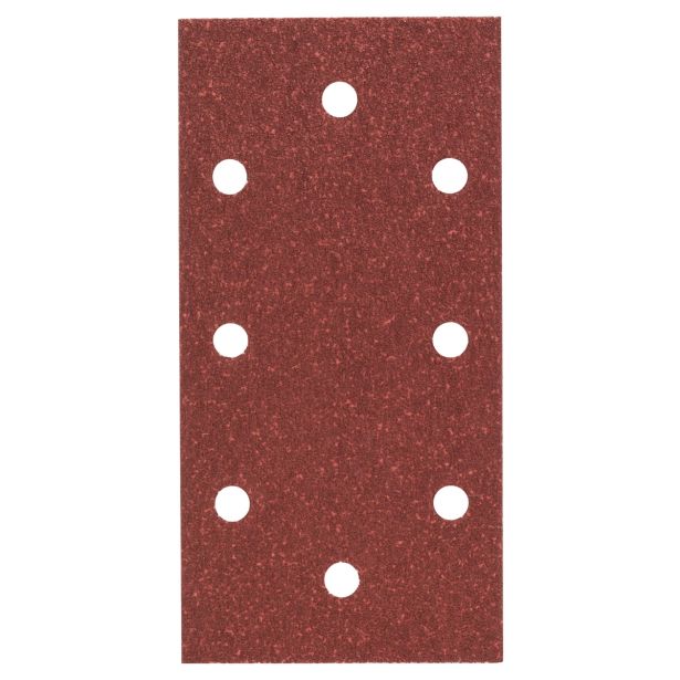 SAMOPRITRILNI BRUSNI DISK BOSCH 93X185 MM K60 8 LUKENJ RDEČA BARVA ZA LES