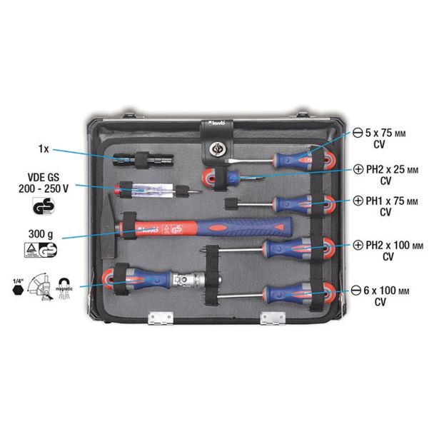 GARNITURA ORODJA KWB 99 DELNA V KOVČKU PROFESSIONAL