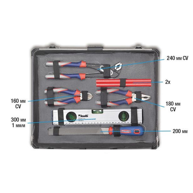 GARNITURA ORODJA KWB 99 DELNA V KOVČKU PROFESSIONAL