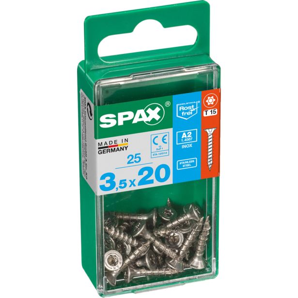 RF UNIVERZALNI VIJAK SPAX A2 TRX 3.5X20 V ZAVITKU 25 KOS