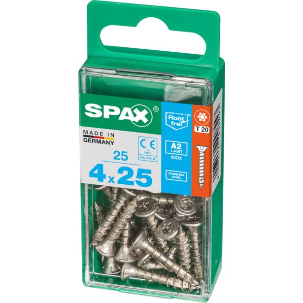 RF UNIVERZALNI VIJAK SPAX A2 TRX 4X25 V ZAVITKU 25 KOS