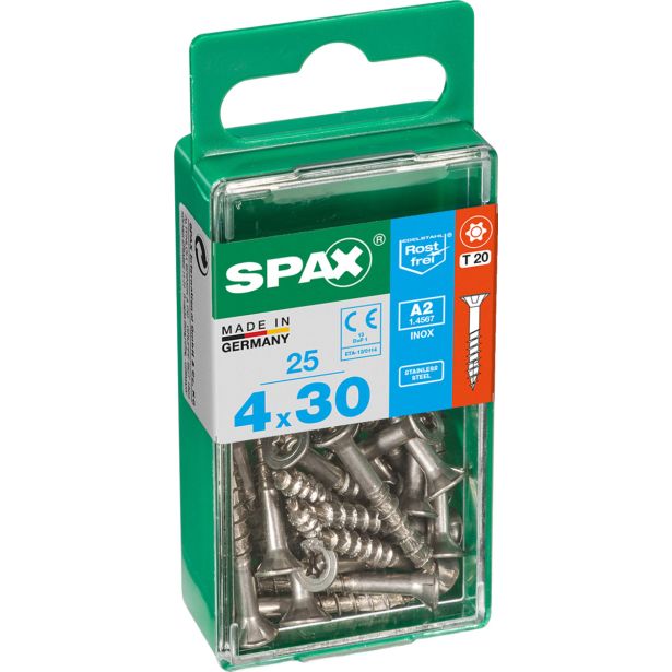 RF UNIVERZALNI VIJAK SPAX A2 TRX 4X30 V ZAVITKU 25 KOS