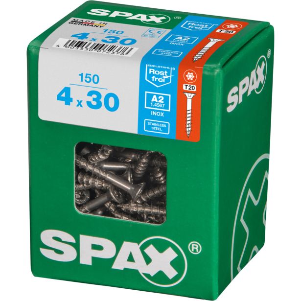 RF UNIVERZALNI VIJAK SPAX A2 TRX 4X30 ZAV=150KOS