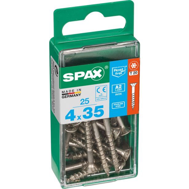 RF UNIVERZALNI VIJAK SPAX A2 TRX 4X35 V ZAVITKU 25 KOS