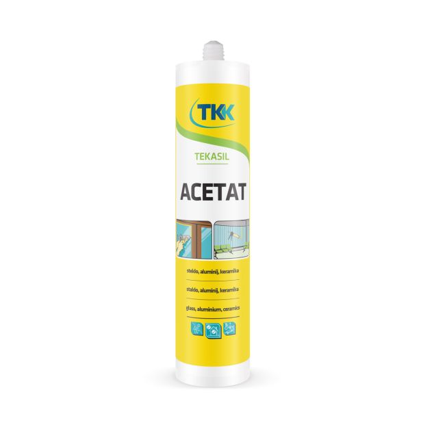 ACETATNI SILIKON TEKASIL TRANSPARENT 280 ML