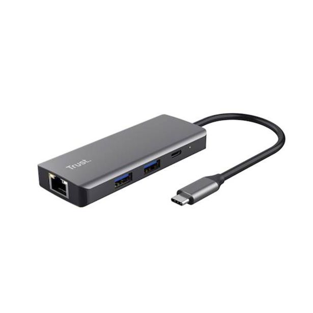 ADAPTER TRUST MULTIPORT DALYX 6/1 USB-C ADAPTER ALUMINIJ