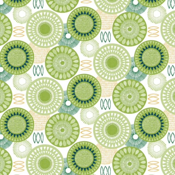 PRT NA ROLI NESE ADD KROGI ZELENI ŠIRINA 140 CM