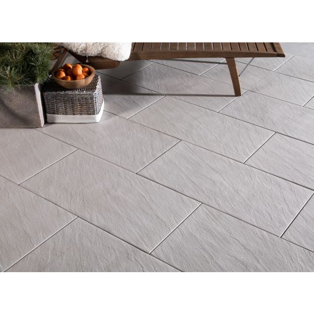 BETONSKA PLOŠČA ZOBEC ADRIA BELA 40X80X4.2 CM