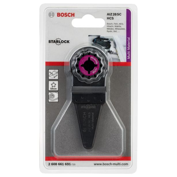 PRIBOR ZA VEČNAM. ORODJA BOSCH AIZ 28 SC HCS 28X40 MM UNIVERZALNI REZALNIK FUG