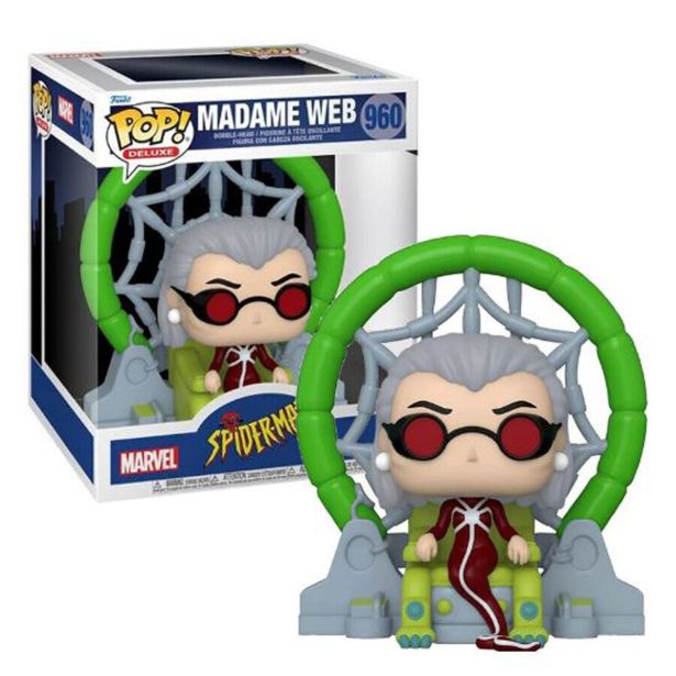AKCIJSKA FIGURA FUNKO POP DELUXE MARVEL SPIDER-MAN -MADAME WEB 6"
