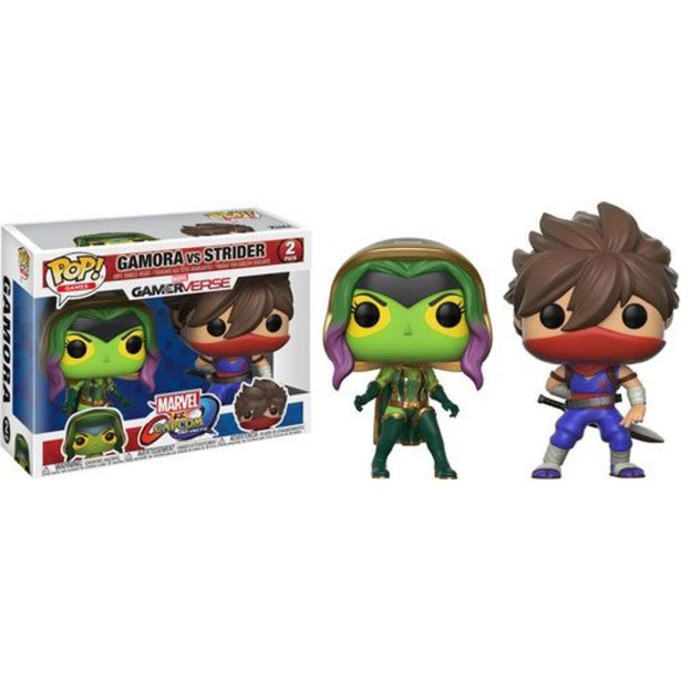 AKCIJSKA FIGURA FUNKO POP GAMECAPCOM VS.MARVEL GAMORA VS STRIDER 2-PACK