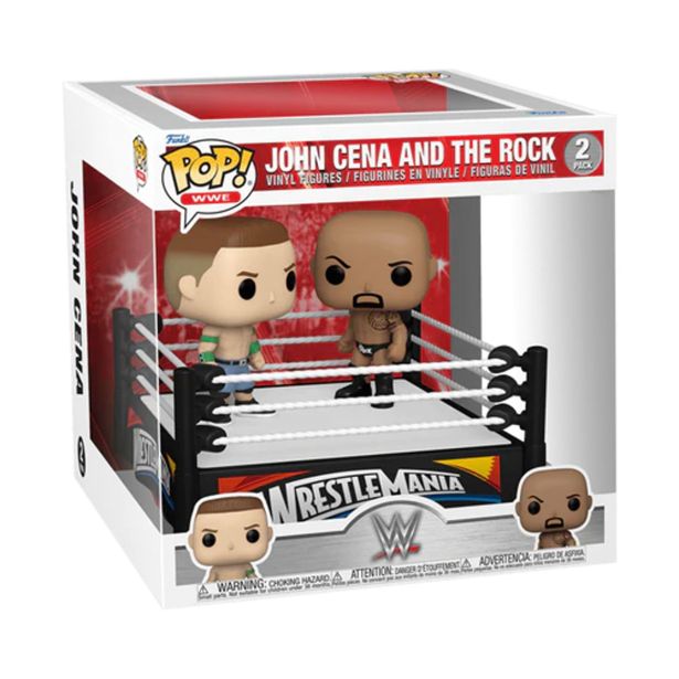 AKCIJSKA FIGURA FUNKO POP MOMENT WWE CENA VS ROCK(2012)